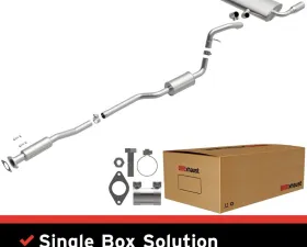BRExhaust Stainless Steel Direct-Fit Exhaust System Replacement Kit