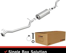 BRExhaust Stainless Steel Direct-Fit Exhaust System Replacement Kit