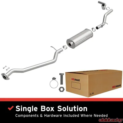 BRExhaust Stainless Steel Direct-Fit Exhaust System Replacement Kit - 116-0509