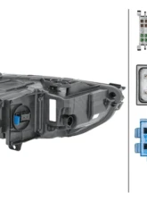 Hella Headlight Assembly Left                                     - 354869151 - Image 2