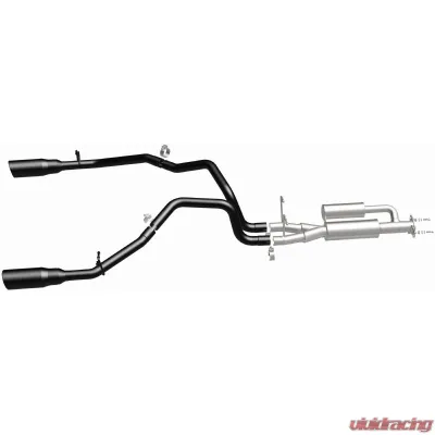 MagnaFlow SPEQ Series Cat-Back Exhaust System for 2025 Ram 1500 I6 3.0L, Black Coated - 19685