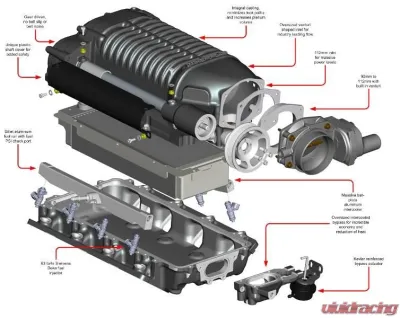 Whipple Superchargers LS3 L99 Supercharger Kit Chevrolet Camaro 2010-2015 - WK-1000