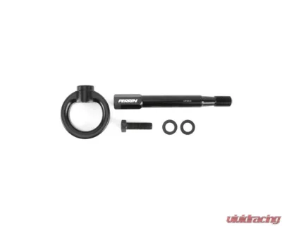 PERRIN Tow Hook Front Subaru WRX | Forester | Crosstrek | Outback | Impreza 2014-2023 - PSP-BDY-237BK