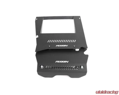 PERRIN Intercooler Shroud and Belt Cover Subaru WRX 2015-2021 - PSP-ENG-165BK