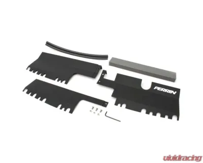 PERRIN Radiator Shroud for use w/OEM Intake Scoop Subaru WRX | STI 2015-2021 - PSP-ENG-512-4BK