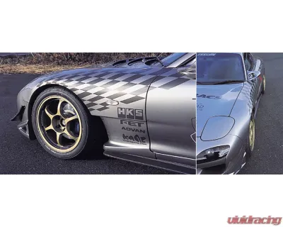 FEED AFFLUX Wide Front Fender Mazda RX-7 FD3S 1993-2002 - FED-FF-FR-FD