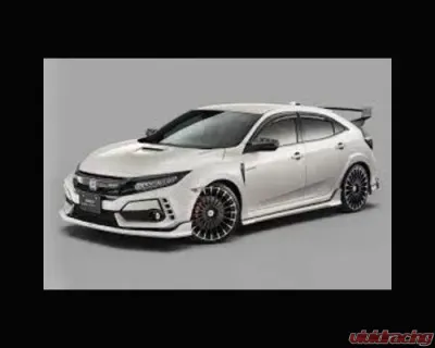 Mugen Crystal Black Pearl Front Under Spoiler & Side Garnish & Rear Under Spoiler 3P Styling Set Honda Civic DBA-FK8 - MGN-61000-XNCF-K0S0-CB