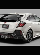 Mugen Crystal Black Pearl Front Under Spoiler & Side Garnish & Rear Under Spoiler 3P Styling Set Honda Civic DBA-FK8                                     - MGN-61000-XNCF-K0S0-CB - Image 2