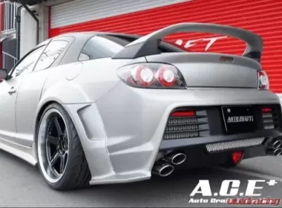 Auto Craft Version 2 3 Piece Aero Kit FRP Mazda RX-8 2003-2011 - ATC-3PV2-FRP-RX8K