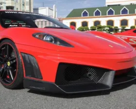 Auto Veloce FRP Front Bumper w/ Under Panel Ferrari F430 2004-2009