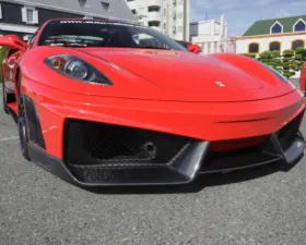 Auto Veloce FRP/CFRP Front Bumper FRP / Under Bumper CF Ferrari F430 2004-2009