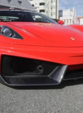 Auto Veloce FRP/CFRP Front Bumper FRP / Under Bumper CF Ferrari F430 2004-2009                                     - AVL-FBC-CF-F430 - Image 3