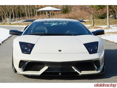 Auto Veloce CFRP Front Bumper CF w/ Lip Spoiler CF Lamborghini Murcielago 2001-2010 - AVL-FBL-CFCF-SVRM