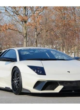 Auto Veloce CFRP Front Bumper CF w/ Lip Spoiler CF Lamborghini Murcielago 2001-2010                                     - AVL-FBL-CFCF-SVRM - Image 4