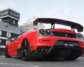 Auto Veloce FRP/CFRP Rear Bumper (Frp)/ Under (Cf) Ferrari F430 2004-2009