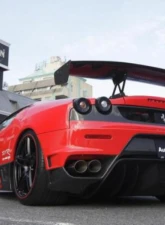Auto Veloce FRP/CFRP Rear Bumper (Frp)/ Under (Cf) Ferrari F430 2004-2009                                     - AVL-RBC-CF-F430 - Image 3