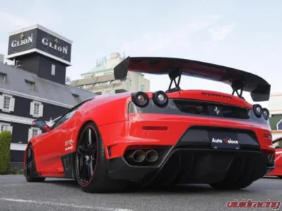 Auto Veloce FRP/CFRP Rear Bumper (Frp)/ Under (Cf) Ferrari F430 2004-2009 - AVL-RBC-CF-F430