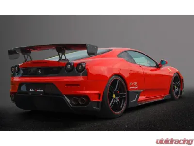 Auto Veloce FRP/CFRP Rear Bumper (Frp)/ Under (Cf) Ferrari F430 2004-2009 - AVL-RBC-CF-F430
