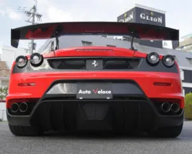 Auto Veloce FRP/CFRP Rear Bumper FRP / Under CF / Challenging Grille CF Ferrari F430 2004-2009