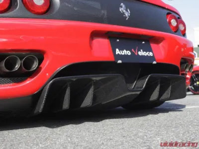 Auto Veloce CFRP Rear Diffuser FRP / Diff. Fin (Cfrp) Ferrari 360 1999-2005 - AVL-RD-FC-360