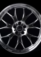 Homura 2X7RA Wheel 19x8 5x112 45mm Grace Silver/Rim DMC                                     - WH1145MQAJ - Image 2