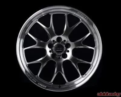 Homura 2X7RA Wheel 19x8 5x112 45mm Grace Silver/Rim DMC - WH1145MQAJ