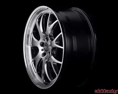 Homura 2X7RA Wheel 19x8 5x112 45mm Grace Silver/Rim DMC - WH1145MQAJ