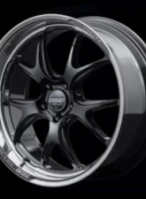 Homura 2x5RA Wheel 19x8.5 5x114.3 45mm Glossy Black/Rim DMC                                     - WH5RA245EBAJ - Image 3