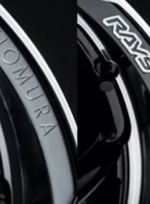 Homura 2x5RA Wheel 19x8.5 5x114.3 45mm Glossy Black/Rim DMC                                     - WH5RA245EBAJ - Image 2