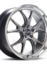 Homura 2x5RA Wheel 19x8.5 5x114.3 45mm Grace Silver/Rim DMC                                     - WH5RA245EQAJ - Image 6