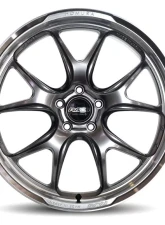 Homura 2x5RA Wheel 19x8.5 5x114.3 45mm Grace Silver/Rim DMC                                     - WH5RA245EQAJ - Image 2