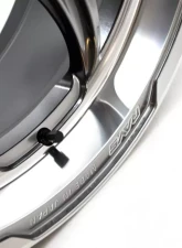 Homura 2x5RA Wheel 19x8.5 5x114.3 45mm Grace Silver/Rim DMC                                     - WH5RA245EQAJ - Image 5