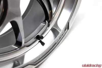 Homura 2x5RA Wheel 19x8.5 5x114.3 45mm Grace Silver/Rim DMC - WH5RA245EQAJ