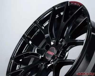 Homura 2X7FT Spec-M Wheel 20x8.5 5x120 42mm Glossy Black/RAP Red Clear - WH1AV42WB8J