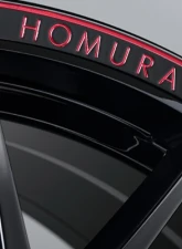 Homura 2X7FT Spec-M Wheel 20x8.5 5x120 42mm Glossy Black/RAP Red Clear                                     - WH1AV42WB8J - Image 3