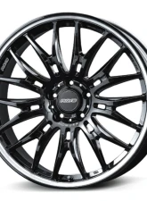 Homura 2x9BD Wheel 20x8.5 5x114.3 45mmGlossy Black/Rim DC                                     - WHCAV45EBAK - Image 3