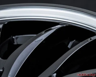 Homura 2x9BD Wheel 20x8.5 5x114.3 45mmGlossy Black/Rim DC - WHCAV45EBAK