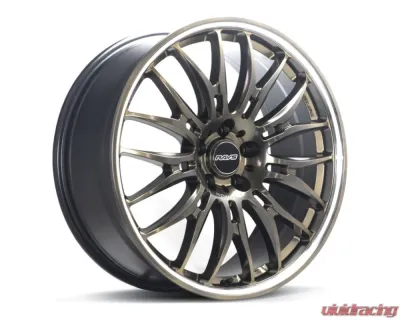 Homura 2x9BD Wheel 20x8.5 5x114.3 45mmGrace Gold/Rim DC - WHCAV45EXAK
