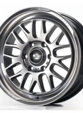 Homura 2x9L-RA Wheel 18x7.5 6x139.7 38mm Grace Silver/Rim DMC                                     - WHCT38KQAJ - Image 7