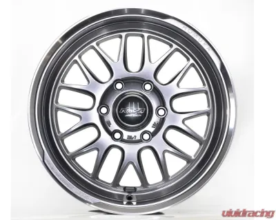 Homura 2x9L-RA Wheel 18x7.5 6x139.7 38mm Grace Silver/Rim DMC - WHCT38KQAJ