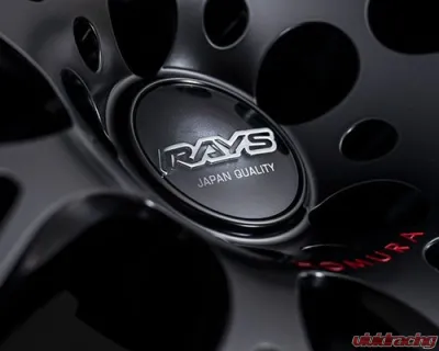 Homura 2x9Plus Sport Edition Wheel 20x8.5 5x120 39mm Semigloss Black/RAP(Red Clear) - WHCAV39WB7J