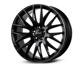 Homura 2x9Plus Wheel 18x7.5 5x114.3 45mm Glossy Black/Rim Edge DMC