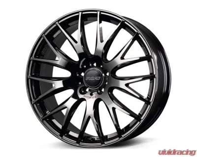 Homura 2x9Plus Jet Black Edition IV Wheel 20x8.5 5x114.3 44mm Black Chrome Coating/RAP - WHCAV44EY8J
