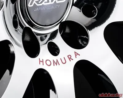 Homura 2x9Plus Jet Black Edition IV Wheel 20x8.5 5x114.3 44mm Black Chrome Coating/RAP - WHCAV44EY8J