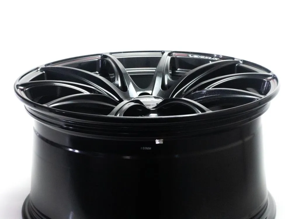 VERZ KCV03 CRYSTAL BLACK 19×9.5+45 ✨VERZ KCV03 20”Inch