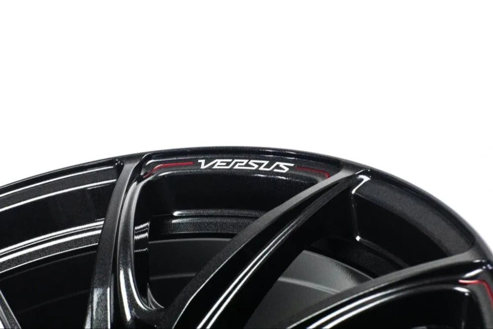 Versus VV25R Wheel 19x9.5 5x114.3 45mm Glass Black / RAP