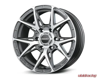 Versus VV21SX Wheel 17x8 6x139.7 20mm Matte Diamond Cut Graphite Finish - WT2XO20KM4