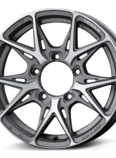 Versus VV21SX Wheel 17x8 6x139.7 20mm Matte Diamond Cut Graphite Finish                                     - WT2XO20KM4 - Image 2