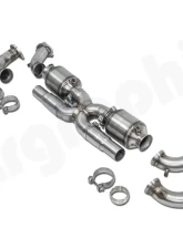 Cargraphic Sport Catalytic Converter Set "X" SS304L Porsche 997.1 Carrera 2/4 3.6L | 2S/4S 3.8L 2005-2008                                     - CARP97KATXOBD2C - Image 2