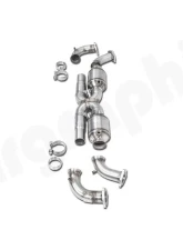 Cargraphic Sport Catalytic Converter Set "X" SS304L Porsche 997.1 Carrera 2/4 3.6L | 2S/4S 3.8L 2005-2008                                     - CARP97KATXOBD2C - Image 3